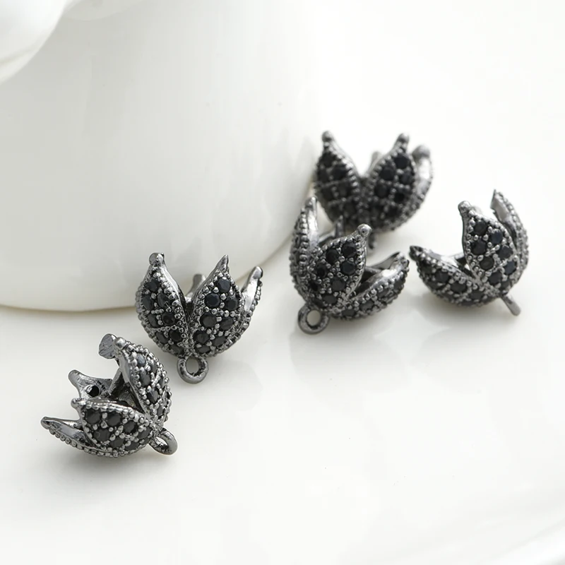 9*9mm Tassel Cap Pendant Charms Accessories for Jewelry Making Diy Handmade Woman Earrings Necklace Gift