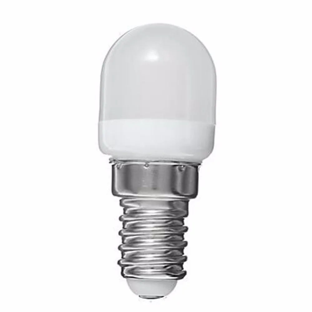 냉온 백색 AC220-240V 방수 램프, E12 LED 전구, 냉장고, 재봉틀, 선반용 360 도 각도 조명, 3W