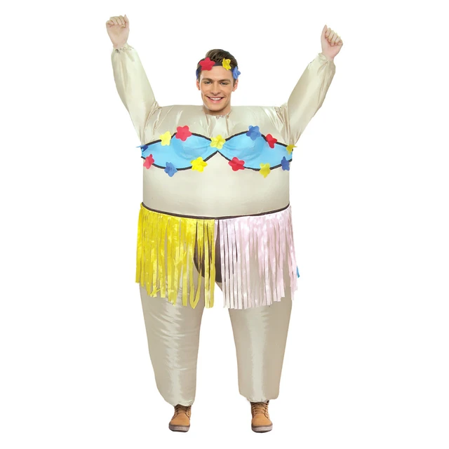 Adult Inflatable Hawaiian Dance Costume Halloween Party Costume Hula hula Inflatable Costume For Women Purim Carnival Costume Cosplay Costumes AliExpress