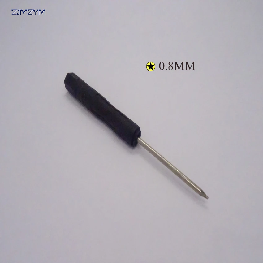 Petit tournevis en forme d'étoile pour outils de réparation Iphone, tête de tournevis de 0.8MM, vente en gros, 1 pièce