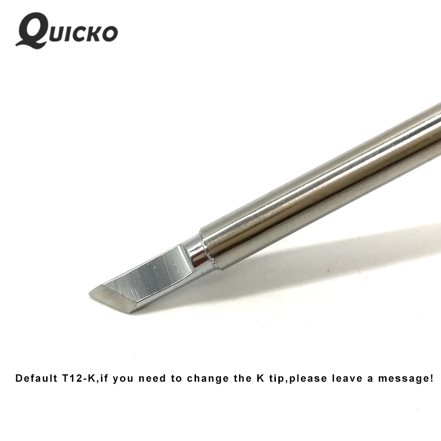 QUICKO T12 Mini saldatore elettrico a temperatura regolabile DC24V stazione di saldatura strumento di saldatura a temperatura costante 72W