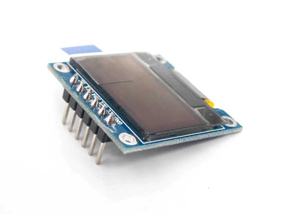 1PCS Amarelo, azul cor dupla e branco 128X64 0, 96 polegadas OLED LCD LED Display Módulo 0,96 "IIC SPI Comunicar