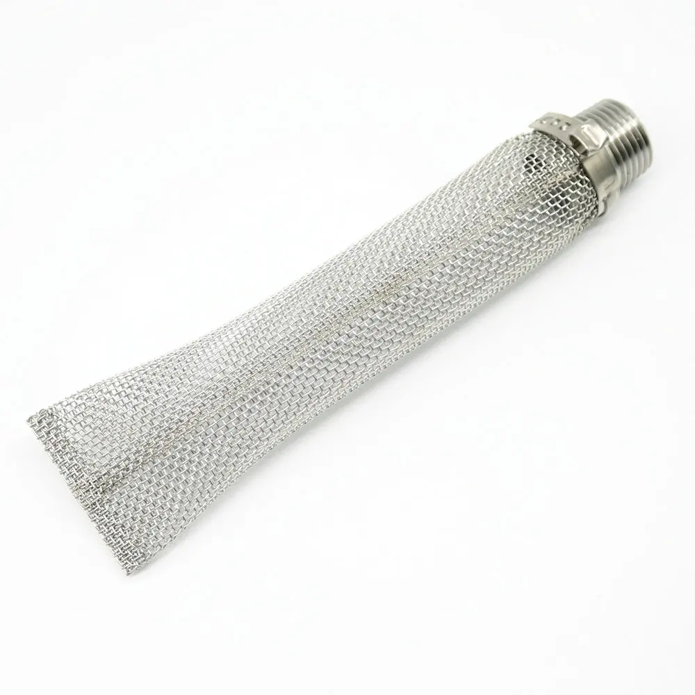 

6 inch 15cm Stainless Steel Bazooka Screen 1/2'' NPT For Homebrew Beer Kettle Mesh Filter