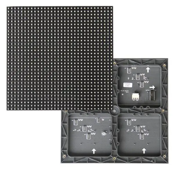 Módulo de Display LED Interior Full Color, 32x32Pixel, 244mm * 244mm, Vídeo Full Color, Painel de Unidade LED, P7.62