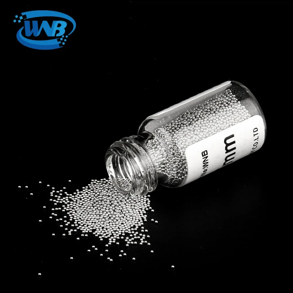 WNB 10000/bottle Leaded 183℃ Sn63/Pb37 Solder Balls BGA Stencil Plate Repair Soldering Tin Material Rework Tool For Phone LED