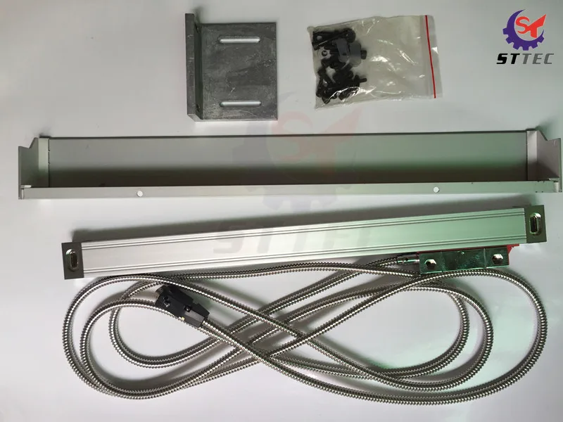 Free Shipping High Precision Travel Length 1250mm linear scale 5um linear glass scale / 1250mm  linear transducer