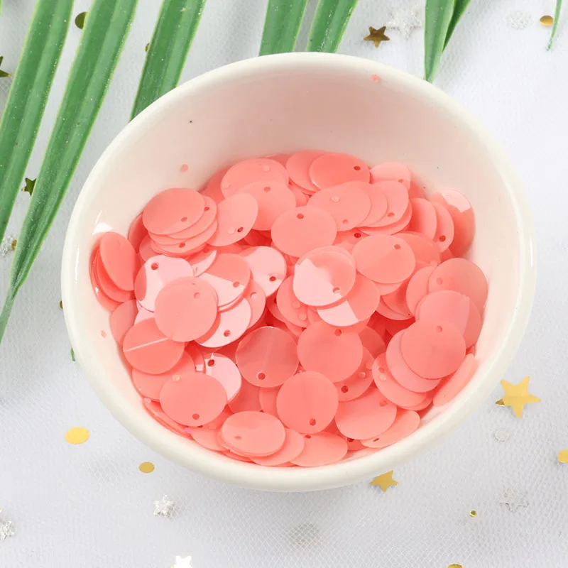 240Pc (10g) folded sequins 10mm PVC oval loose sequin pad diameter sequin sewing process women\'s headwear clothing accessories