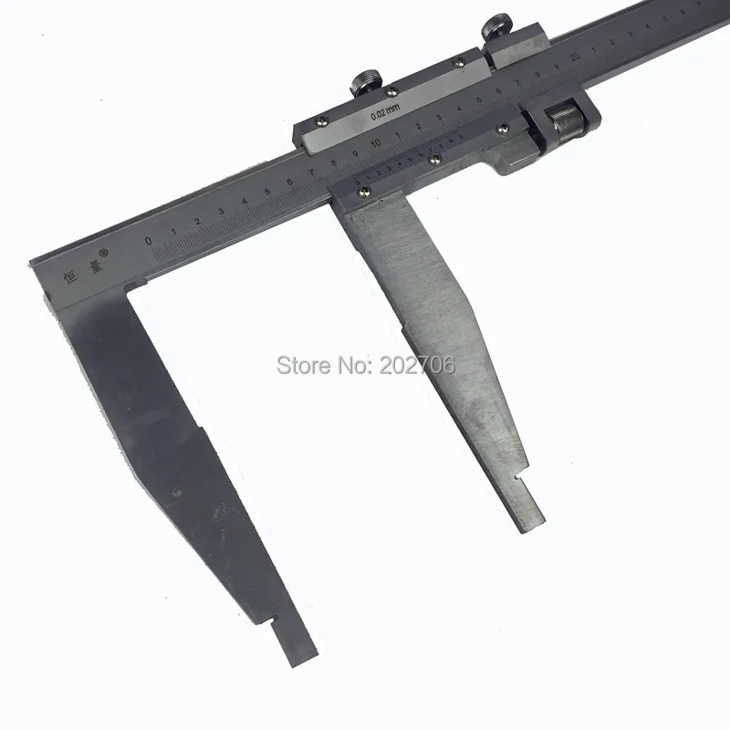 High quality 0-300mm Heavy Duty Vernier Caliper 12inch vernier caliper with 150mm long jaw 300x150mm steel vernier caliper