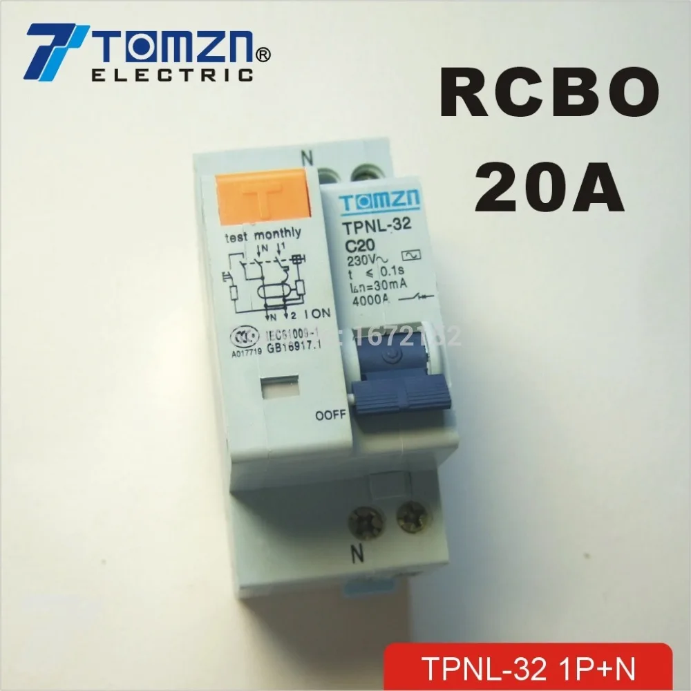 Dpnl 1P+N 20A 230V~… - image