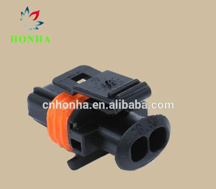 2 Pin 1928404072 1928403137 Female Common Rail Diesel Injector Plug Automotive Connector For Bosch