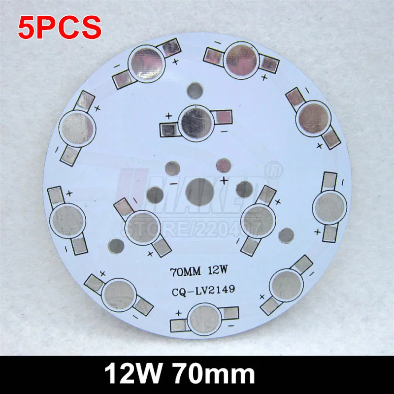 1W 3W 5W 7W 9W 12W 15W 18W 21W 24W 30W LED tracking light board, aluminum plate base, LED PCB board for high power led chip