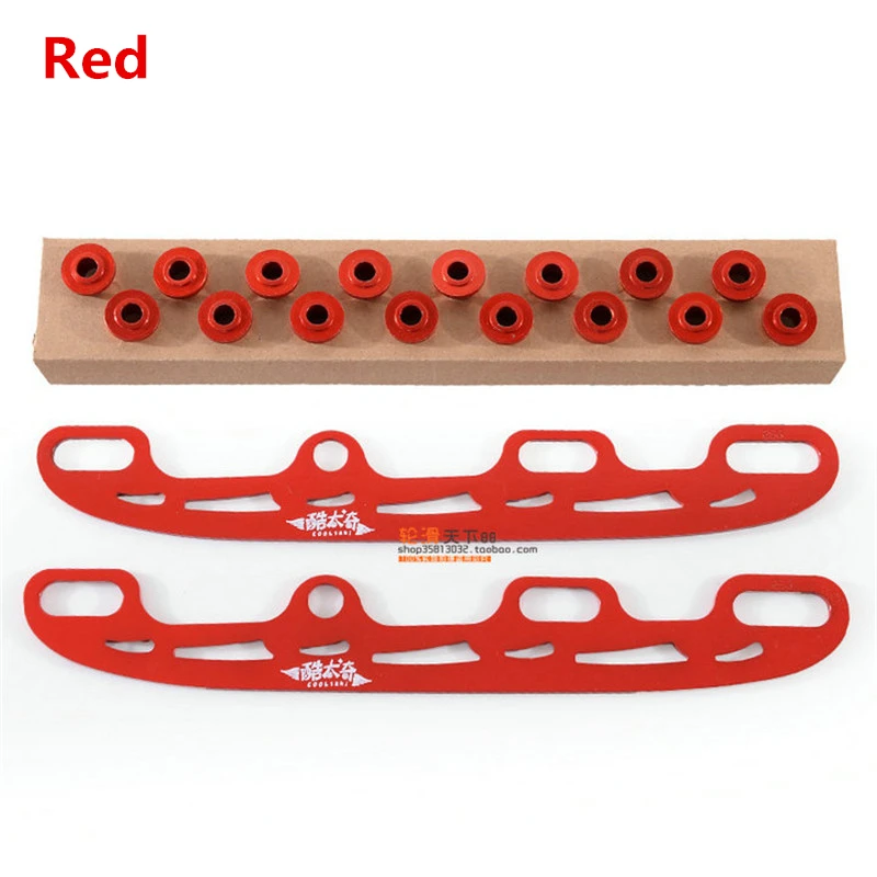 [Recommend] Ice Skating Frame Blade Base for Inline Shoes Roller Skates, for Adult Kid Children, Blue Pink Glden Red Silver