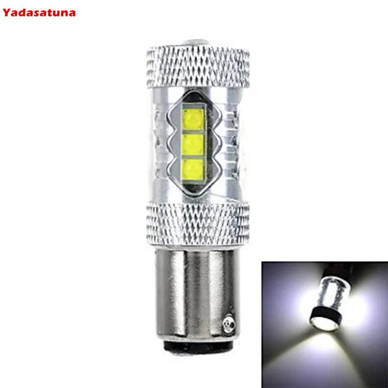 Bombilla LED para Coche Cola, lámpara de pared de freno, 80W, 1157 BAY15D, 16 X Cree Chips, 2 unidades