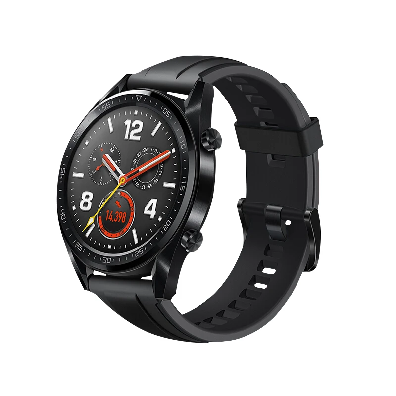 AKBNSTED 22mm Silicone Sport Strap For Huawei Watch GT For Samsung Galaxy Watch 46mm Bracelet For Samsung Gear S3 Wristband