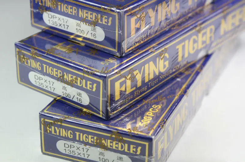 

500pcs FLYING TIGER DP*17 Sewing Machine Needles