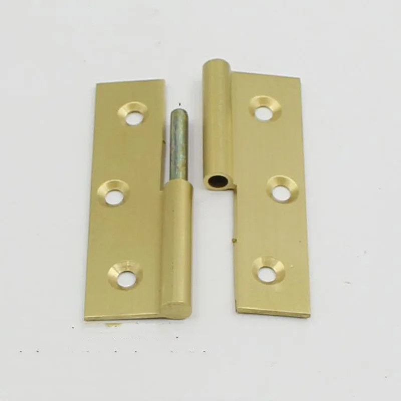 2.5 inch copper detachable hinge Cabinet door disassembly hinge x4