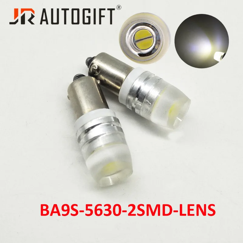 

100PCS car styling high power BA9S LED Bulb 5630 5730 2SMD chip led auto dome door Interior License Plate Signal Light Lamp