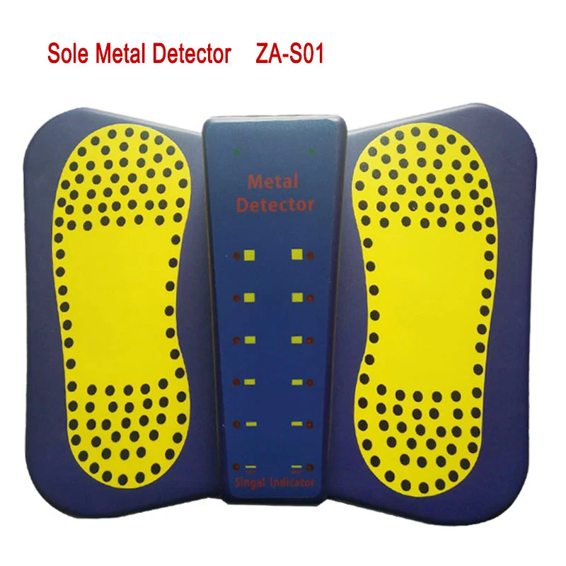 Alarma LED de sonido y luz para zapatos, Detector de metales de suela de alta sensibilidad para Escáner de pie, verificación de seguridad