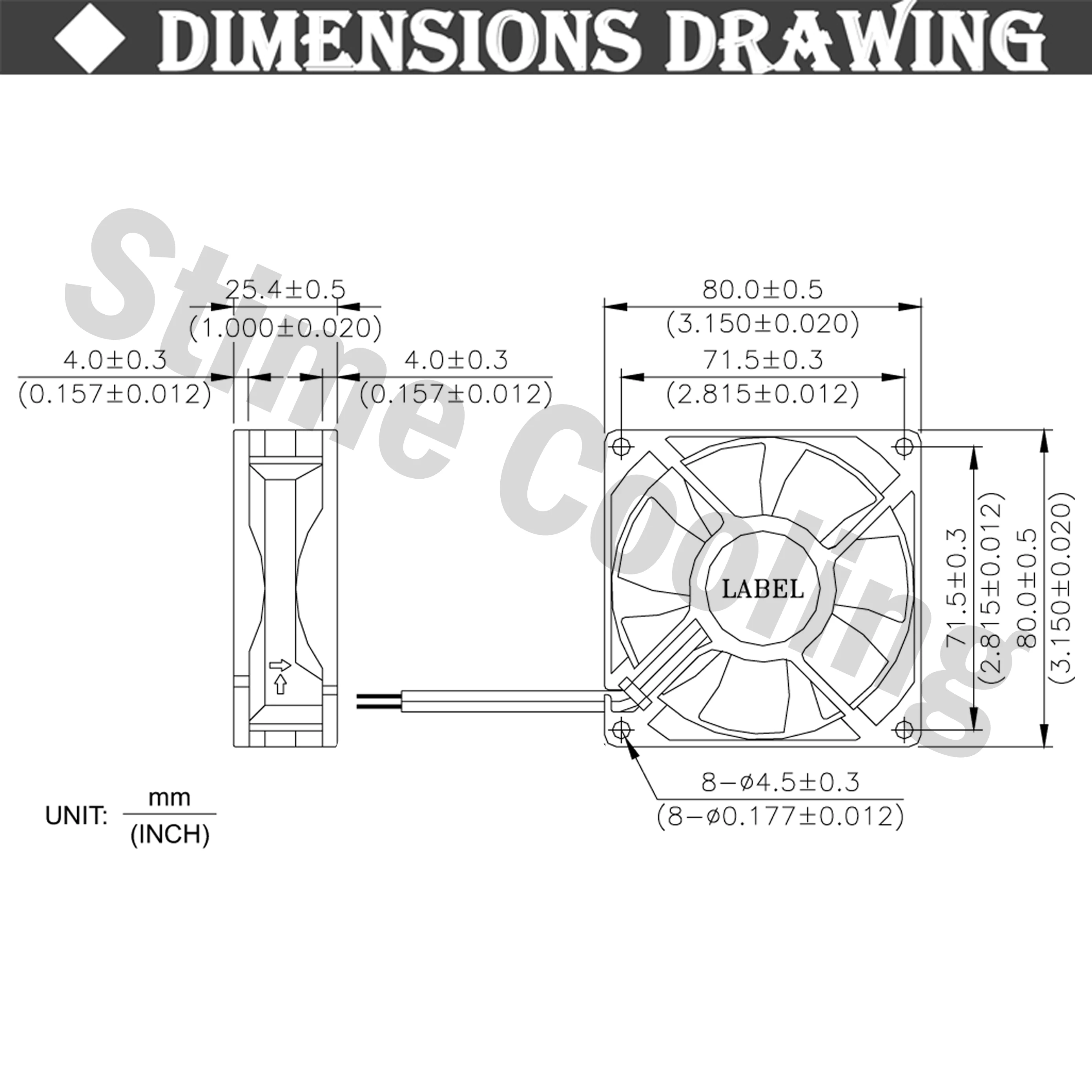 Imagem -06 - Rolamento de Esferas sem Escova Ventilador 80 mm 8cm 100 ec 80 mm x 80 mm x 25 mm ac 8025 v 110v 115v 120v 220v 230v 240 Rpm ec com 2800 Peças