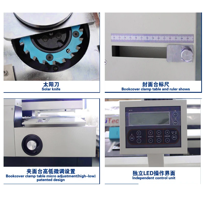 A4 Size Automatic Hot Melt Glue Binding Machine D50-A4 Office Home 5CM Thick Contract Book Binding Machine Binder 220V 50hz 1pc