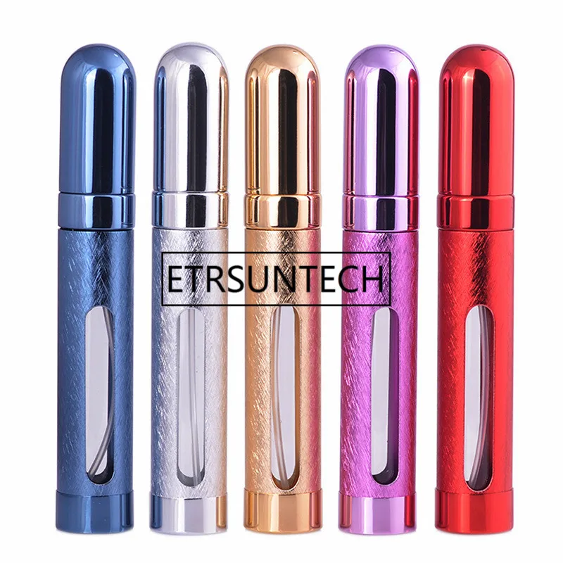 500pcs 12ml 7 Colors Mini Portable Travel Refillable Perfume Atomizer Bottle Perfume Bottle For Spray Scent Pump Housing