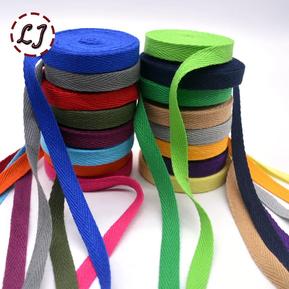 New colourful 10mm chevron 100% cotton ribbon webbing herring bonebinding tape lace trimming for packing accessories DIY