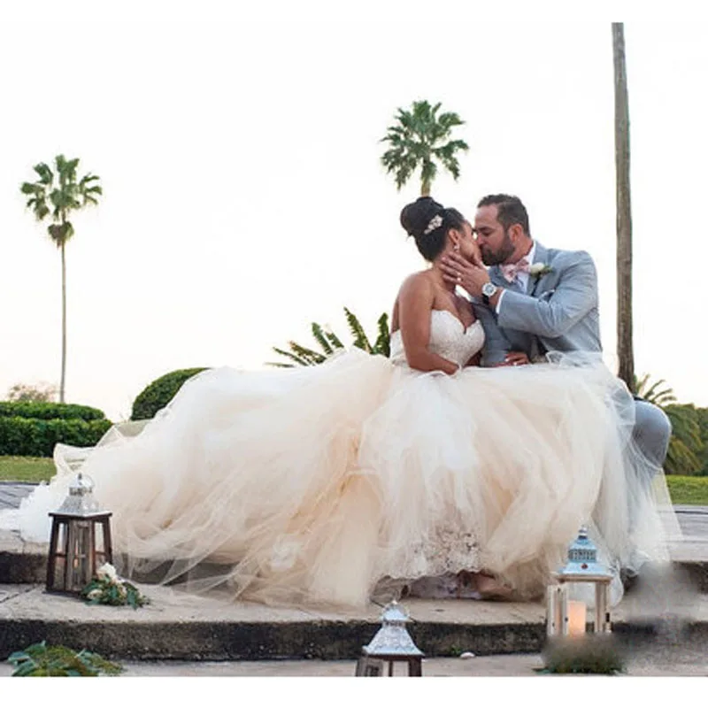 Puffy Tulle Ball Gowns Beige Floor Length Tutu Skirt For Bridal Underskirt Custom Made Long Tulle Skirt Zipper Custom Made