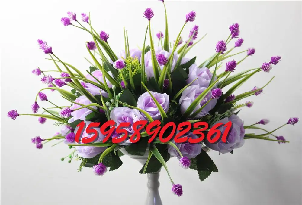 SPR  NEW!!Free shipping!10pcs/lot wedding road lead artificial flowers wedding table centerpiece flower balls decorations