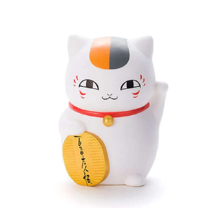 Japanese Anime Natsume Yuujinchou Nyanko Sensei 16cm PVC Action Figure Saving Box Money Box Cute Cat Model Toy Doll Gift New