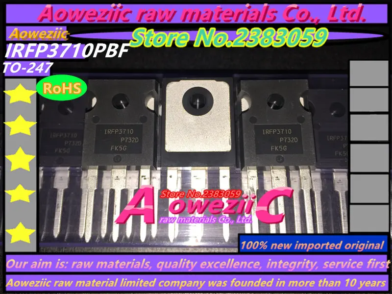 Aoweziic-電源チューブ,オリジナル,輸入,2017 100,新規,fp3710pbf irfp3710から-247,100v 57a