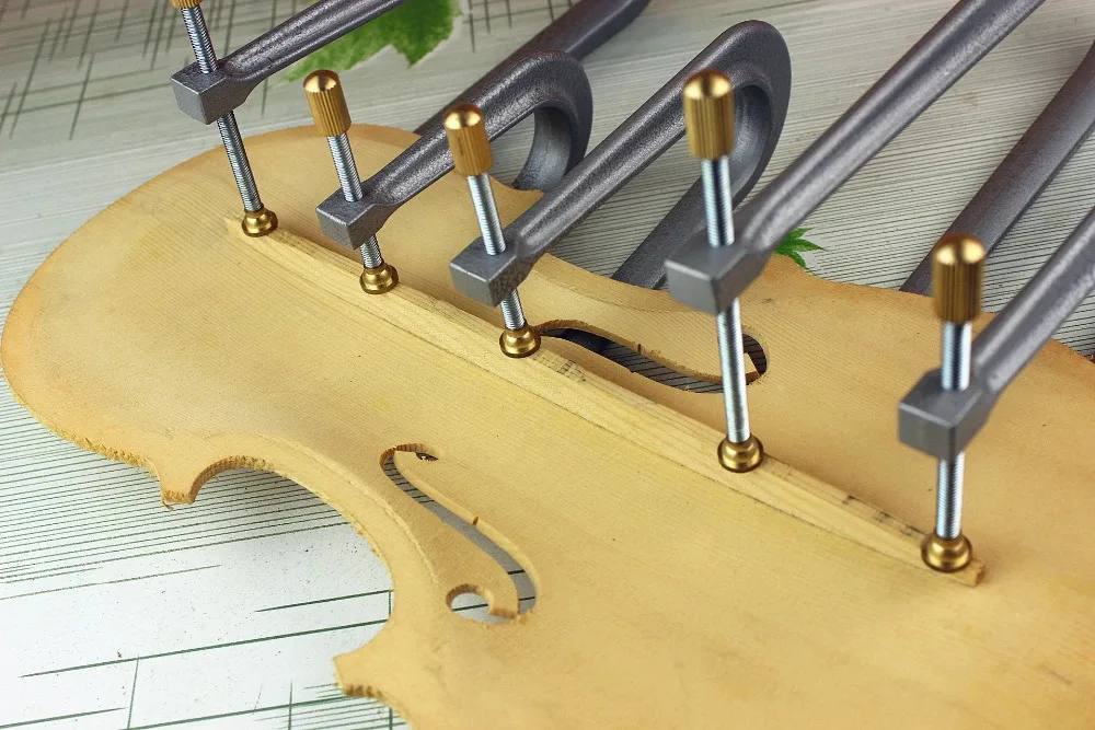 Violin/viola making tools, 1 set (5pcs) Violin/viola bass bar clamps tools
