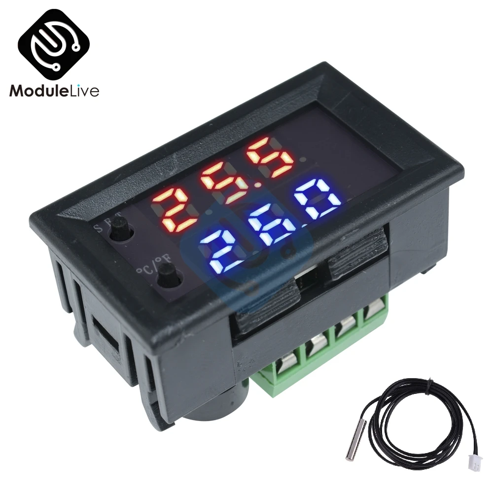 W1209WK DC 12V -50-110 Celsius Digital LED Thermostat Temperature Controller Temp Relay Control Board Module + NTC Sensor