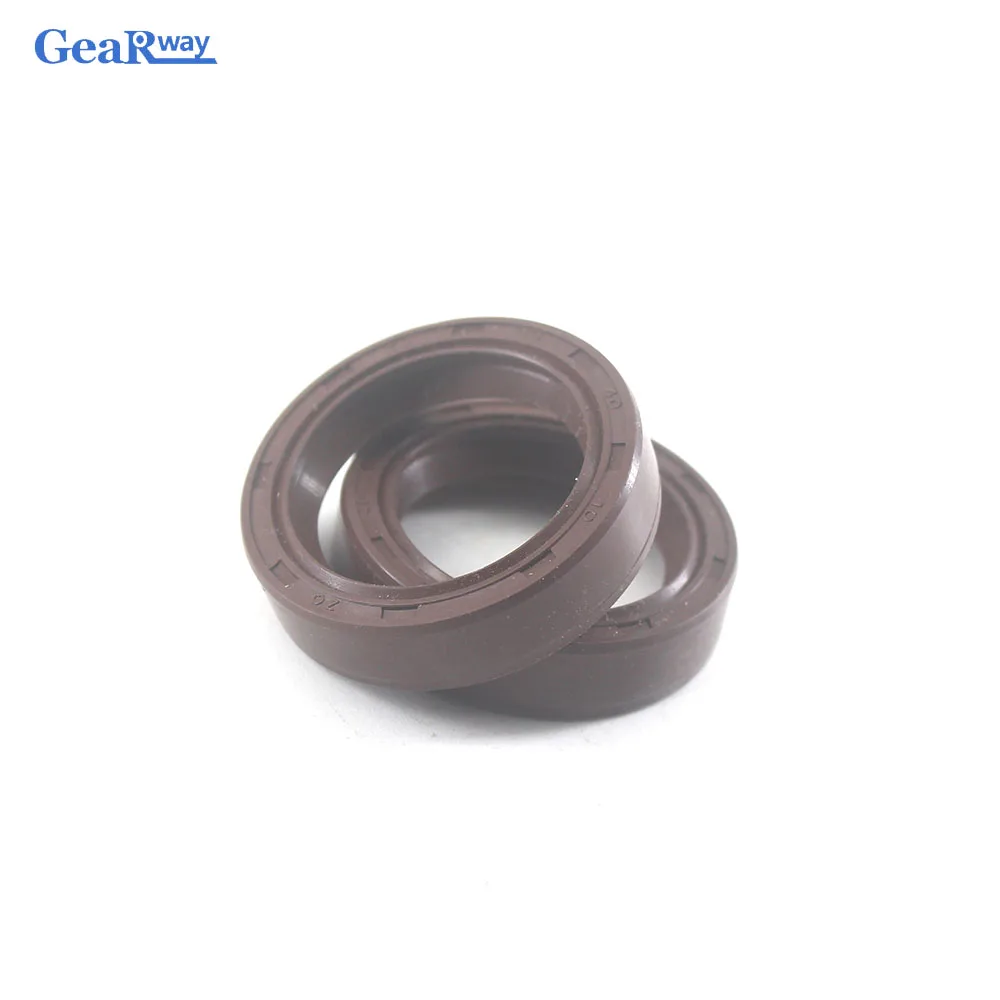 5pcs TC Skeleton Oil Seal 16x28x7/17x30x7/17x40x7/18x30x7/18x35x8mm Brown FKM TC Shaft Oil Seal Fluorine Rubber TC Oil Seal