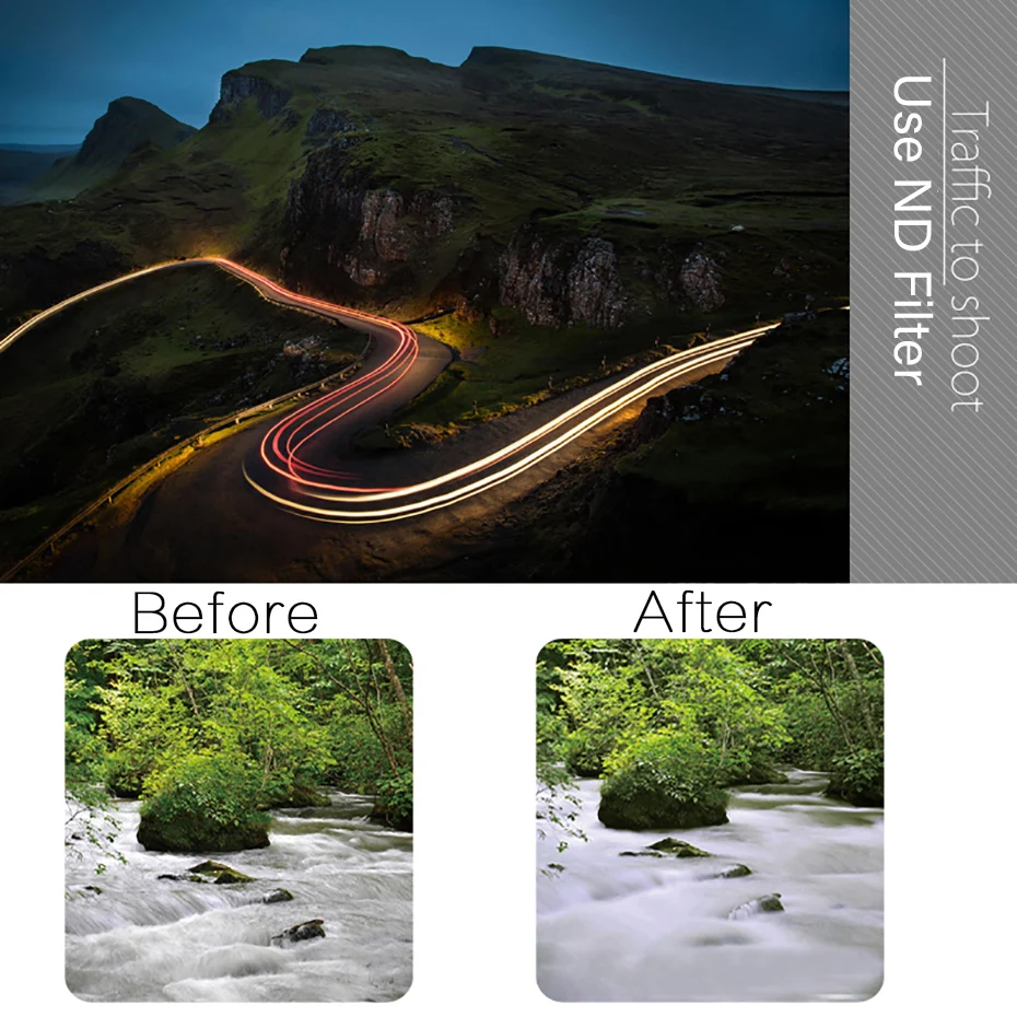 TENENELE For Yi 4K Lite Action Camera Filter CPL/UV/ND2 4 8 12.5X Macro Lens Filters Kit For Xiaomi Yi 4K+ Plus Camera Accessory