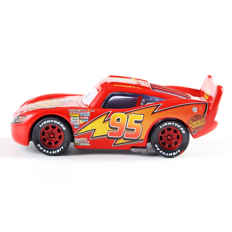 Cars 3 Disney Pixar Cars No.95 Radiator Springs Lightning McQueen Metal Diecast Toys Car 1:55 Children\'s Gifts