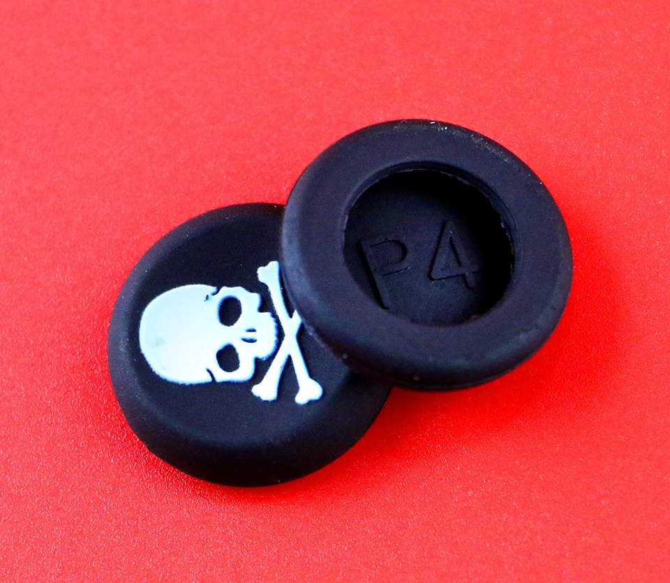 200pcs For XBOXONE XBOX360 Skull Head Silicone Thumb Grip Joystick Cap For PS 4 3 2 Controller 200PCS/LOT
