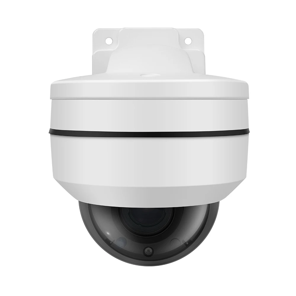 CAMHI 5MP Speed IP PTZ Dome Camera Outdoor Pan Tilt 4xZoom Optical Lens Motion Detection Home Security CCTV Camera with Bracket