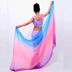 Belly Dancing Costumes chiffon yarn scarf Solid Belly Dance Veils Stage Performance Props SH98