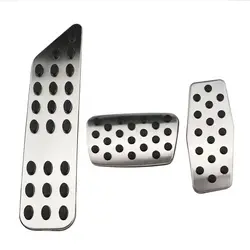 Stainless Steel Foot Rest Pedal Cover Car Pedals Cover for Chevrolet Cruze for Opel Mokka VAUXHALL ASTRA J Insignia Sport Tourer