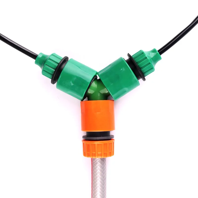 

Набор для полива сада, шланг для микро-орошения, 3 способа, от 1 дюйма до 0,5 дюйма