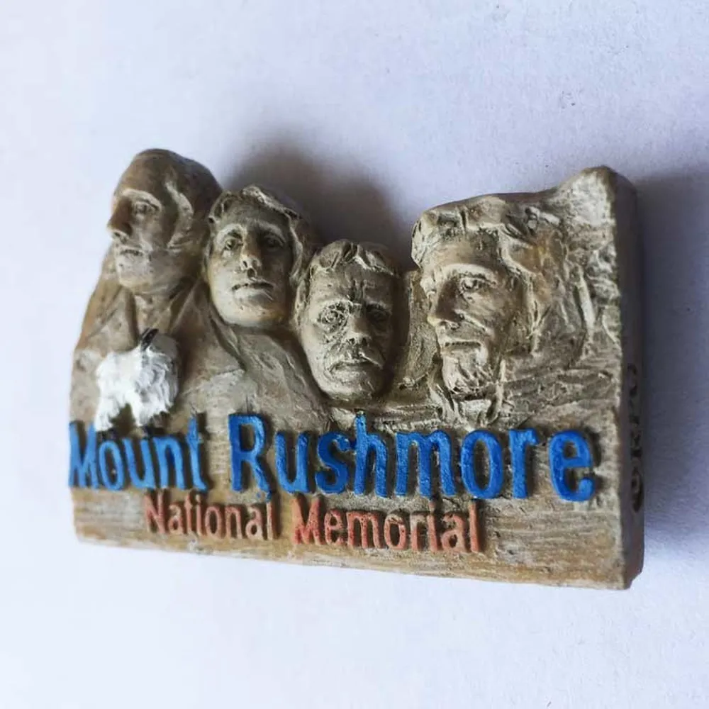 BABEMEMI Mount Rushmore National Memorial South Dakota USA Fridge Magnet Souvenir US Presidential Memorial Refrigerator Magnets