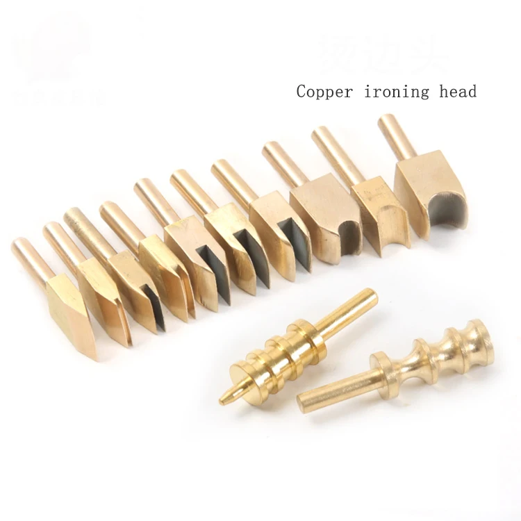 

8PCS Single Line 1-9mm Leather Edge for Sealing DIY Tool Brass Soldering Iron Edge Marking Leathercraft Tool