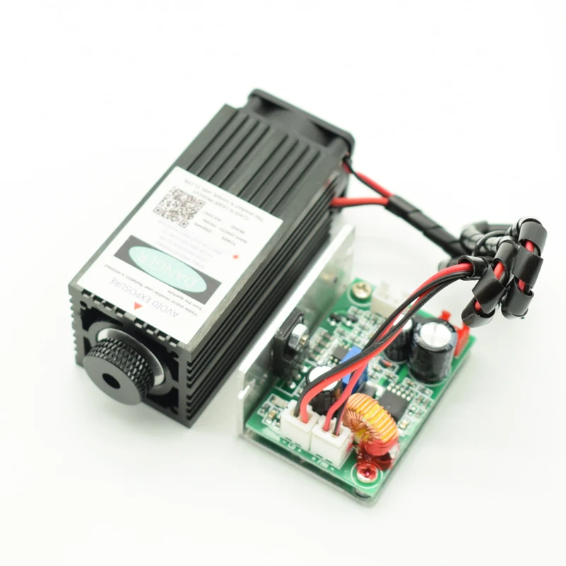 

High power 450nm 2.5w Focusable blue laser module laser engraving and cutting TTL module 2500mw laser tube+googles