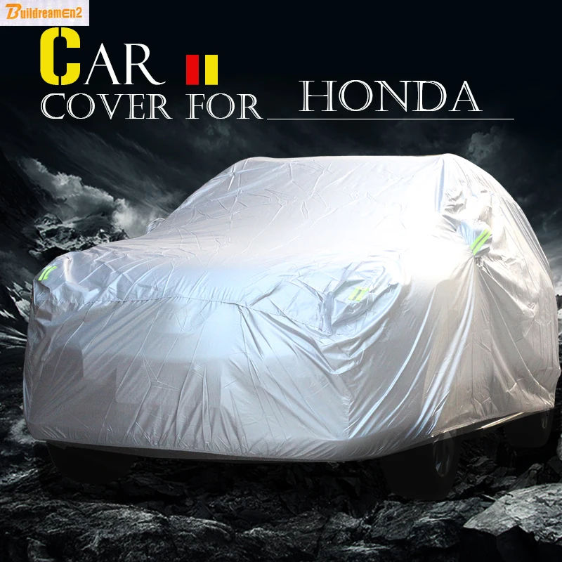 Buildreamen2 Car Cover SUV Sun Shade Rain Snow Protector Cover Waterproof For Honda FCX HR-V Ridgeline Pilot Stream CR-V Elysion