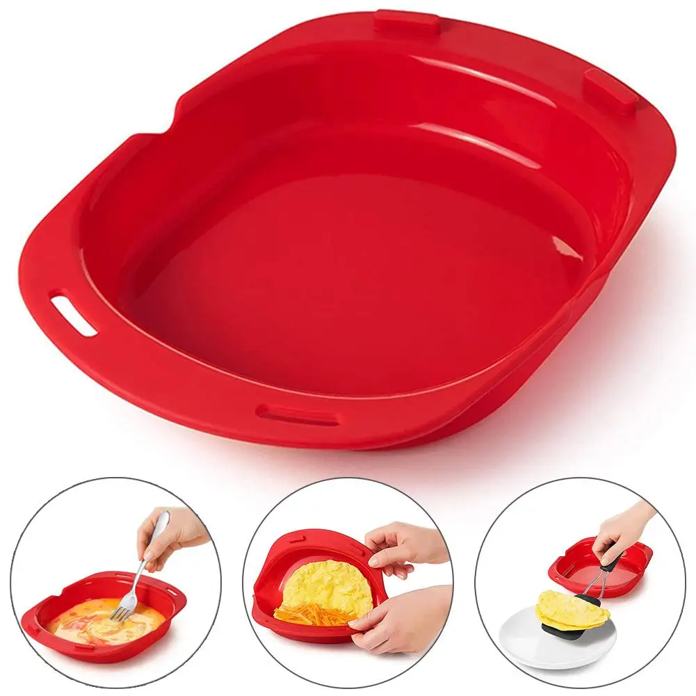 Microwave Oven Silicone Omelette Mold Tool Egg Poacher Poaching Baking Tray Egg Roll Maker Cooker Kitchen Cooking Accessories