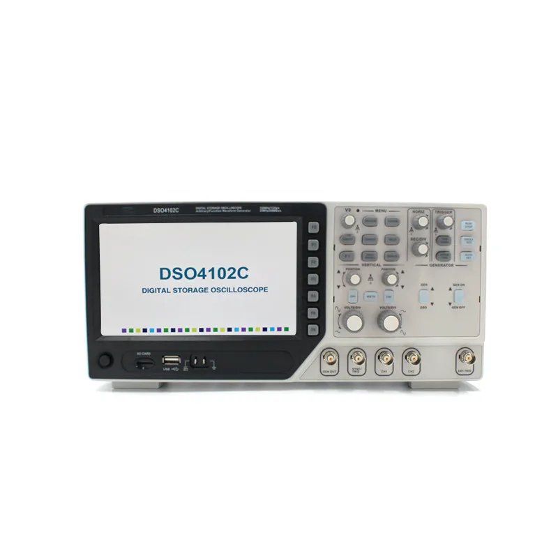 Original High Quantity DSO4102C Digital Oscilloscope USB Handheld 100MHz 2 Channels LCD Display Instrument Arbitrary Function