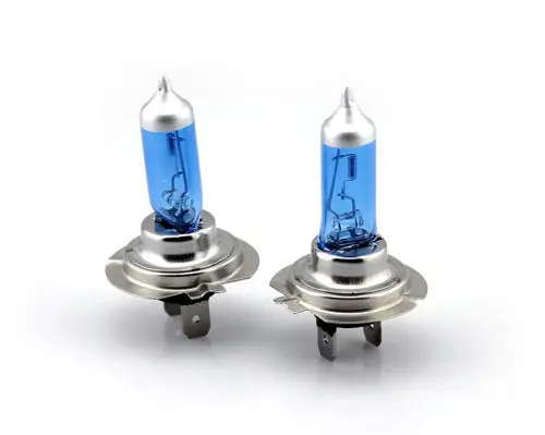 2Pcs H7 55W XENON 5500k Super White  Halogen Car Headlight Bulbs  Fog light FREE SHIPPING