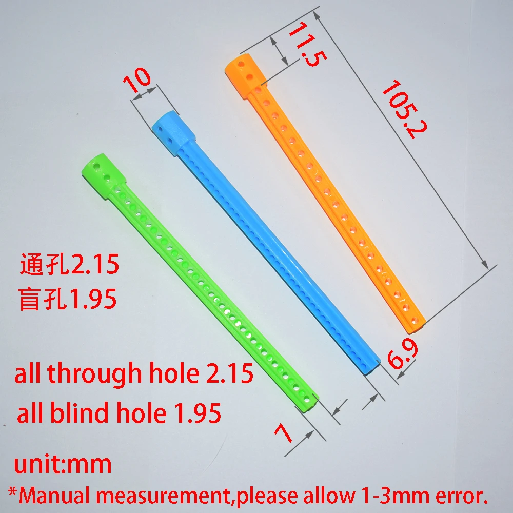 10/100 sztuk 105mm tłok/krzyż plastikowy pręt/bar dron rc samochód samolot robot zabawki dla dzieci dla chłopców diy akcesoria dla dzieci montessori