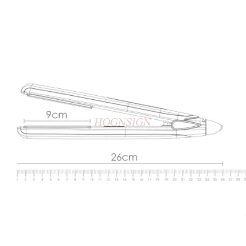 Electric splint straight roll dual-use buckle straight hair pull hair ironing board mini straight plate clip hair stick female d