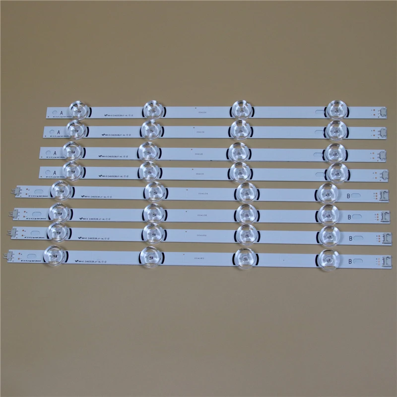 

TV LED Light Bars For LG 42LB6500 42LB650V 42LB652V 42LB653V 42LB656V -ZA -ZE LED Backlight Strips Kit 8 LED Lamps Lens 8 Bands